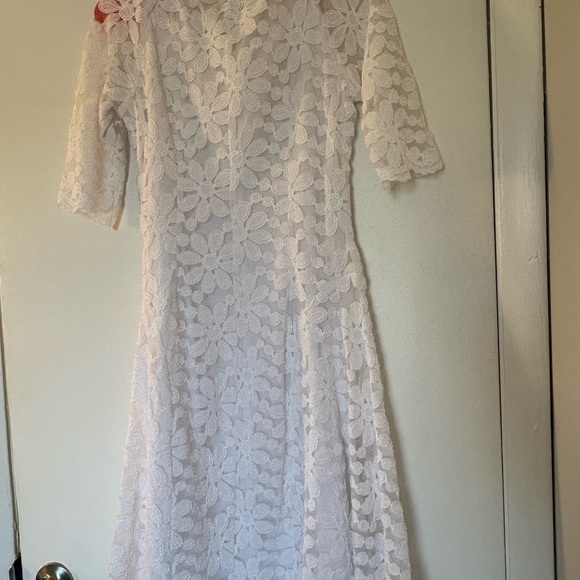 Rabbit Rabbit Rabbit White Lace Dress - Picture 5 of 6